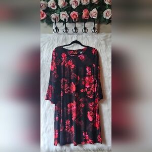 Tommy Hilfiger Ruby Roses Longsleeve Midi Dress